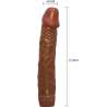 BAILE BOB VIBRADOR REALaSTICO 225 CM MULATO