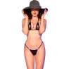 CHILIROSE CR 4840 MICRO BIKINI NEGRO S M