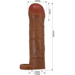 PRETTY LOVE BUNION FUNDA PARA PENE CON EXTENSIaN DE 25 CM MULATO