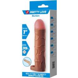 PRETTY LOVE BUNION FUNDA PARA PENE CON EXTENSIaN DE 25 CM MULATO
