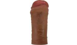 PRETTY LOVE CHANE FUNDA PARA PENE CON EXTENSIaN DE 5 CM MULATO