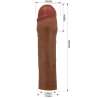 PRETTY LOVE CHANE FUNDA PARA PENE CON EXTENSIaN DE 5 CM MULATO