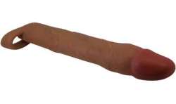 PRETTY LOVE HANI FUNDA PARA PENE CON EXTENSIaN DE 5 CM MULATO