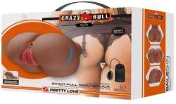 CRAZY BULL KYLIE TRASERO VIBRADOR CON VAGINA Y ANO REALaSTICO NATURAL CONTROL REMOTO