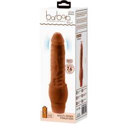 BAILE BARBARA VIBRADOR REALaSTICO 195 CM MULATO