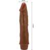 BAILE DWARF VIBRADOR REALaSTICO 21 CM MULATO