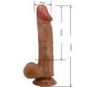 BAILE BURAQ DILDO REALaSTICO 24 CM NATURAL