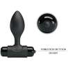 PRETTY LOVE VIBRA BUTT PLUG ANAL 10 VIBRACIONES NEGRO