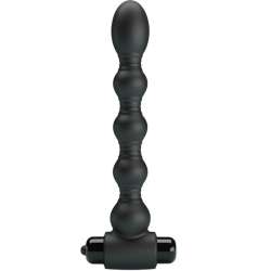 PRETTY LOVE LYNN PLUG ANAL SILICONA 10 VIBRACIONES NEGRO