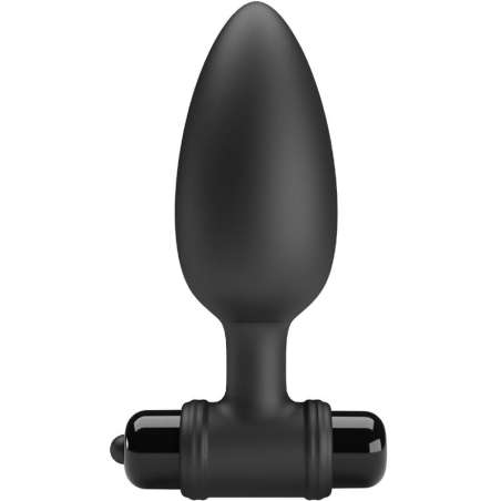 PRETTY LOVE VIBRA BUTT PLUG 2 PLUG ANAL 10 VIBRACIONES NEGRO