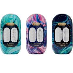 PRETTY LOVE VENUS X 15 MASTURBADORES MASCULINOS SILICONA BLANCO