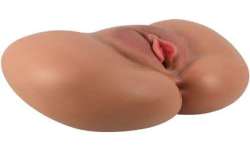 CRAZY BULL LUNA TRASERO VIBRADOR CON VAGINA Y ANO REALaSTICO NATURAL CONTROL REMOTO