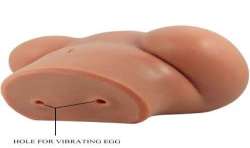 CRAZY BULL LUNA TRASERO VIBRADOR CON VAGINA Y ANO REALaSTICO NATURAL CONTROL REMOTO