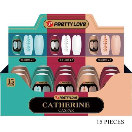 PRETTY LOVE CASPAR PACK 15 MASTRUBADORES MASCULINOS VARIOS