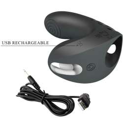 PRETTY LOVE CAMELIA VIBRADOR DE DEDO 7 VIBRACIONES NEGRO