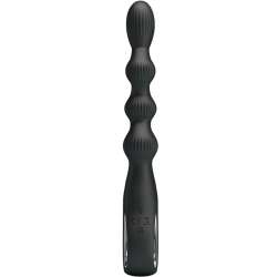 PRETTY LOVE FEDERER VIBRADOR ANAL 12 VIBRACIONES NEGRO