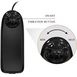 BAILE CATOBLEPAS VIBRADOR REALaSTICO 206 CM NATURAL CONTROL REMOTO