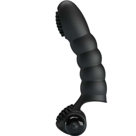 PRETTY LOVE ALEXANDER VIBRADOR DE DEDO 10 VIBRACIONES NEGRO