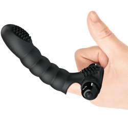 PRETTY LOVE ALEXANDER VIBRADOR DE DEDO 10 VIBRACIONES NEGRO