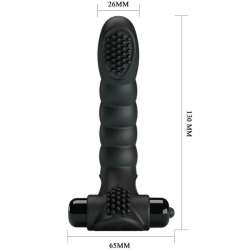 PRETTY LOVE ALEXANDER VIBRADOR DE DEDO 10 VIBRACIONES NEGRO