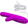 PRETTY LOVE ANGELIQUE VIBRADOR MULTIFUNCIaN ESTIMULADOR DE CLaTORIS MORADO