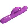PRETTY LOVE COALE VIBRADOR RABBIT MULTIFUNCIaN 4 EN 1 MORADO