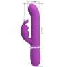 PRETTY LOVE COALE VIBRADOR RABBIT MULTIFUNCIaN 4 EN 1 MORADO