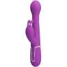 PRETTY LOVE DEJON VIBRADOR RABBIT MULTIFUNCIaN 3 EN 1 MORADO