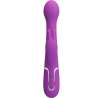 PRETTY LOVE DEJON VIBRADOR RABBIT MULTIFUNCIaN 3 EN 1 MORADO