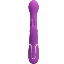 PRETTY LOVE DEJON VIBRADOR RABBIT MULTIFUNCIaN 3 EN 1 MORADO