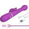 PRETTY LOVE DEJON VIBRADOR RABBIT MULTIFUNCIaN 3 EN 1 MORADO