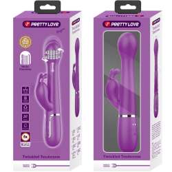 PRETTY LOVE DEJON VIBRADOR RABBIT MULTIFUNCIaN 3 EN 1 MORADO