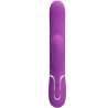 PRETTY LOVE PERLITA VIBRADOR RABBIT MULTIFUNCIaN 3 EN 1 MORADO