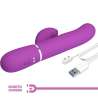 PRETTY LOVE PERLITA VIBRADOR RABBIT MULTIFUNCIaN 3 EN 1 MORADO