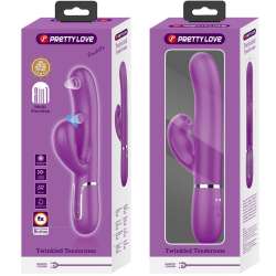 PRETTY LOVE PERLITA VIBRADOR RABBIT MULTIFUNCIaN 3 EN 1 MORADO