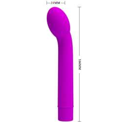 PRETTY LOVE LOGAN VIBRADOR PUNTO G 10 VIBRACIONES MORADO