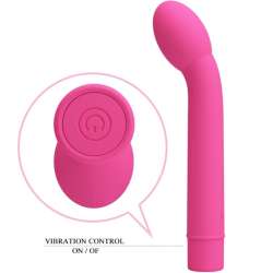PRETTY LOVE LOGAN VIBRADOR PUNTO G 10 VIBRACIONES ROSA