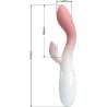 PRETTY LOVE BRIGHTY VIBRADOR PUNTO G ESTIMULADOR CLaTORIS 30 VIBRACIONES ROSA