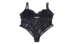 SUBBLIME 955618 BODY DE ENCAJE CON CIERRE INFERIOR NEGRO S M