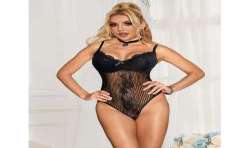 SUBBLIME 955618 BODY DE ENCAJE CON CIERRE INFERIOR NEGRO S M