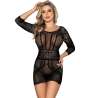 SUBBLIME 951931 VESTIDO DE REJILLA CORTO CON ESPALDA DESCUBIERTA TALLA aNICA