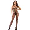 SUBBLIME 952112 BODYSTOCKING DE REJILLA CON DETALLE EN PECHO Y VIENTRE NEGRO TALLA aNICA