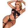 SUBBLIME 955205 SET SUJETADOR CON LAZO NEGRO AJUSTABLE L XL