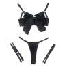 SUBBLIME 955205 SET SUJETADOR CON LAZO NEGRO AJUSTABLE L XL