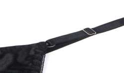 SUBBLIME 955205 SET SUJETADOR CON LAZO NEGRO AJUSTABLE L XL