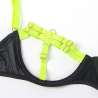 SUBBLIME 955274 SET SUJETADOR CON COLLAR Y DETALLES PARA PIERNAS VERDE FLUORESCENTE S M