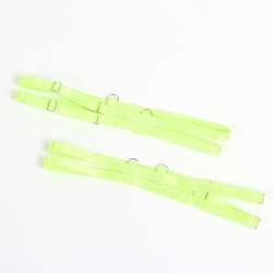 SUBBLIME 955311 SET SUJETADOR CON ENCAJE Y LIGUEROS VERDE Y AZUL S M