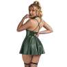 SUBBLIME 955441 VESTIDO CON TIRANTES DE CUERO VERDE L XL