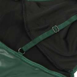 SUBBLIME 955441 VESTIDO CON TIRANTES DE CUERO VERDE L XL