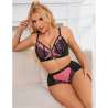 SUBBLIME 955571 CONJUNTO SUJETADOR CON CREMALLERA DE MALLA DE CHAROL ROSA S M